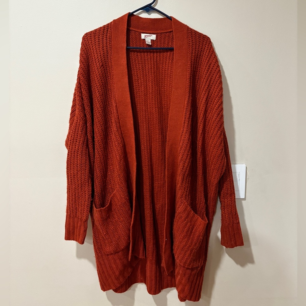 Arizona Jean Company Rust Cardigan Sweater